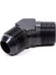 Fragola Fitting Adapter 45 Degree 10 AN Male to 1/2 in NPT Male Alu