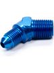 Fragola Fitting Adapter 45 Degree 4 AN Male to 1/4 in NPT Male Aluminu