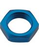 Fragola Bulkhead Fitting Nut - 3 AN - Aluminum - Blue Anodize - Each