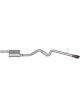 Gibson Exhaust Exhaust System Cat-Back 2-1/4 in Diameter Single Rear E