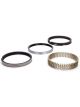 Hastings Piston Rings 4.500 in Bore 1/16 x 1/16 x 3/16 in Thick Standa