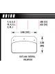 Hawk Brake Brake Pads DTC-30 Compound Wide Temperature Range Dynal..