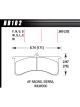 Hawk AP Racing 6 Sierra/JFZ Wilwood 7520 DTC-70 Race Rear Brake Pad