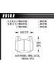 Hawk Brake Brake Pads HPS Compound High Torque Front Various Appli