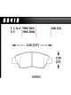 Hawk Brake Brake Pads HPS Compound High Torque Front Honda Compact (HB418F646)
