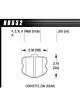 Hawk Brake Brake Pads Performance Ceramic Compound Rear Chevy Corv