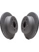 Hawk Brake Brake Rotor Talon Rear Drilled / Slotted 13.580 in OD 3.37