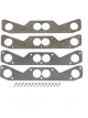 Hedman Header Flange Hustler Race 3/8 in Thick 1-7/8 in Round Port Stee