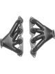 Hedman Headers Tight Tubes 2 in Primary 3 in Collector Steel Black Pain