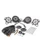 KC Hilites 4' Round LZR LED Light Spot Driving Accessory System 24W 6 White LED