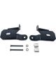 KC Hilites Light Bracket Kit A-Pillar Mount Steel Black For 18-23 Jeep JL