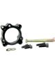 Krc Power Steering Power Steering Adapter Aluminum Black Anodize