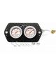 Longacre Gauge Panel Assembly AccuTech Sportsman Analog Oil Pressure