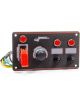 Longacre Switch Panel Dash Mount 6-1/2 x 3-5/8 in 1 Safety Cover Tog