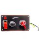 Longacre Switch Panel Dash Mount 6-5/8 x 3-5/8 in 1 Safety Cover Tog