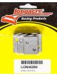 Longacre Chassis Tab - Weld-On - 90 Degree - Steel - Set of 4