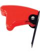 Longacre Toggle Switch Safety Cover - Flip Style - Red - Each
