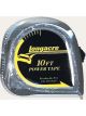 Longacre Tape Measure - 10 ft Length - 1/4 in Width - Inch - Each