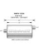 Magnaflow Perf Exhaust Muffler 2-1/2 in Offset Inlet 2-1/2 in Center Ou