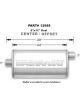 Magnaflow Perf Exhaust Muffler 3 in Center Inlet 3 in Offset Outlet 22