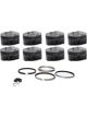 Mahle Pistons Piston and Ring PowerPak Forged 4.030 in Bore 1.0 x 1 (930207930)