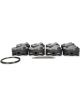 Mahle Pistons Piston Elite Sportsman Forged 4.610 in Bore 0.043 x 0 (930239510)