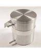 Mr Gasket Cooling Tank Gas Cool Can 5 in OD x 6-1/4 in Tall 3/8 in Hose