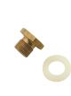 Mr Gasket Power Valve Plug Gasket Alloy  Gold Anodize Holley Carburetors