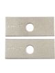 Mr Gasket Leaf Spring Shim 2 Degree 2-1/2 in Width Aluminum Natural Pair