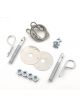 Mr Gasket Hood Pin Hood or Deck Pin Kit Competition 7/16 in OD x 4 in Lo