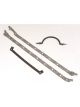 Mr Gasket Oil Pan Gasket - Multi-Piece - Fiber - Big Block Chevy - Kit