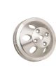 Mr Gasket Water Pump Pulley V-Belt 2 Groove 6.625 in Diameter Aluminum S