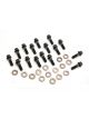 Mr Gasket Intake Manifold Bolt Kit Super Hex Head Steel Black Oxide B