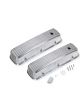 Mr Gasket Valve Cover Tall Breather Holes Hardware Included Finned Alum