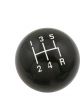 Mr Gasket Shifter Knob Classic 3/8-16 in Thread Composite Black 5 Speed