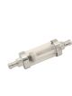 Mr Gasket Fuel Filter Clearview In-Line 100 Micron Synthetic Fiber Eleme