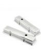 Mr Gasket Valve Cover Stock Height Baffled Breather Hole Steel Chrome Sm