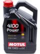Motul Usa Motor Oil - 4100 Power - 15W50 - Synthetic - 5 L - Set of 4