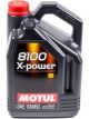 Motul Usa Motor Oil - 8100 X-Power - 10W60 - Synthetic - 5 L - Set of 4
