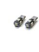 Oracle Lighting LED Light Bulb - 5 LED - Red - T10 Style - Pair