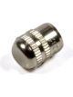 Penske Racing Shocks Schrader Valve Cap - Steel - Chrome - Each