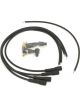 Pertronix Ignition 7mm Spark Plug Set Univ. British 4-Cylinder Black