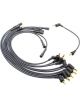 Pertronix Ignition Spark Plug Wire Set Stock-Look Spiral Core 7 mm Bla