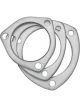 Pypes Performance Exhaust Collector Flange 3-Bolt 3/8 in Thick 3 in ID