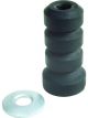 QA1 Bump Stop 3.000 in Tall 1.5 in OD Polyurethane Black Universal