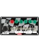 Quickcar Racing Products Switch Panel Dash Mount 6-7/8 x 3-1/4 in 6 To