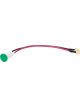 Quickcar Racing Products Warning Light LED 12V 1/2 in Diameter Green Q