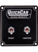 Quickcar Racing Products Switch Panel Dash Mount 3-3/8 x 3-1/2 in 1 To