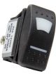 Quickcar Racing Products Rocker Switch On / Off / On 12V Green Lighted