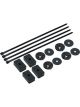 Quickcar Racing Products Electric Fan Mount Kit Push Through Radiator